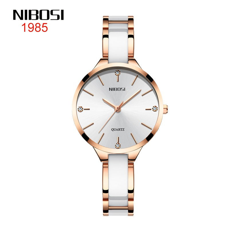 Women's Luxury Ceramic Bracelet Quartz Fashion Watch