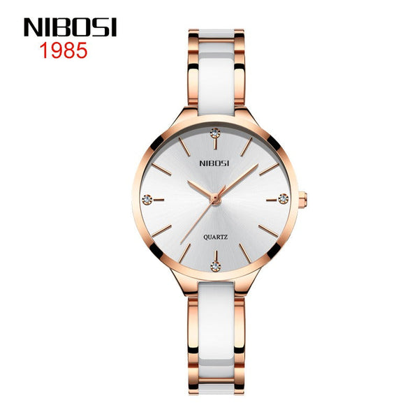 Women's Luxury Ceramic Bracelet Quartz Fashion Watch