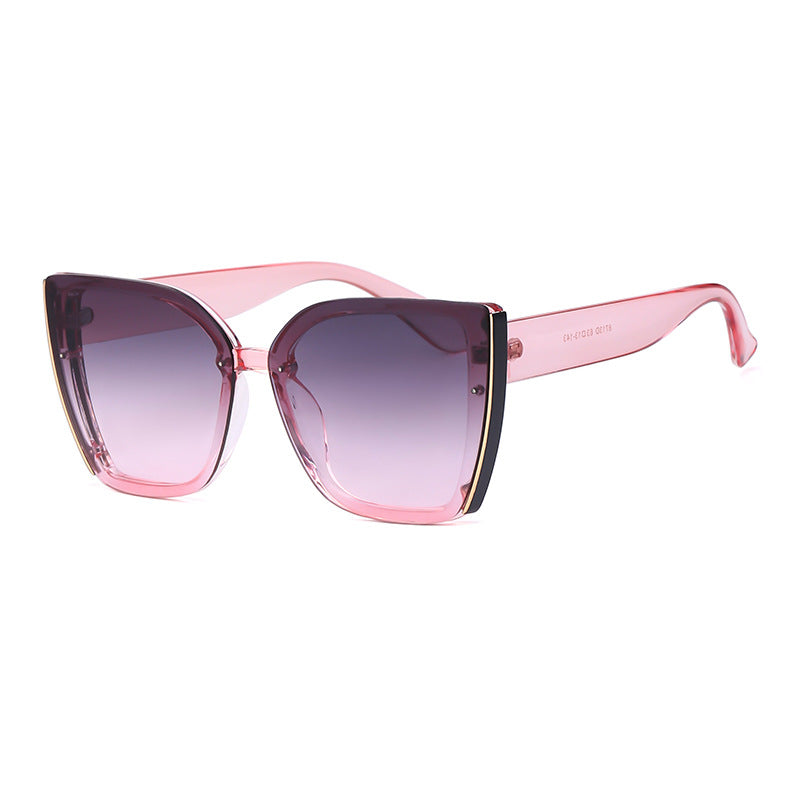 Women's Oversized Cat-Eye UV Protection Fashion Sunglasses