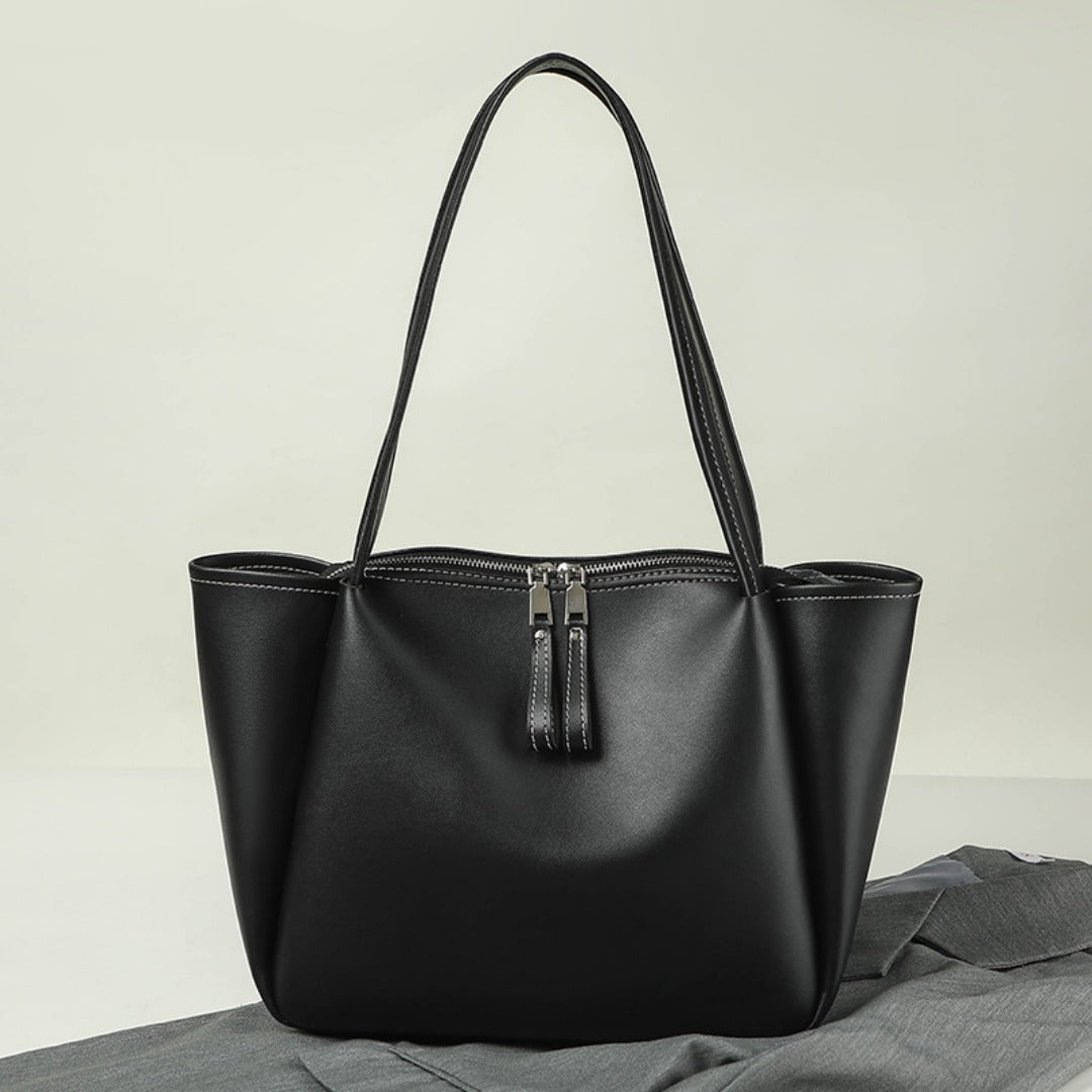 Women's Large Soft PU Leather Hobo Tote Bag