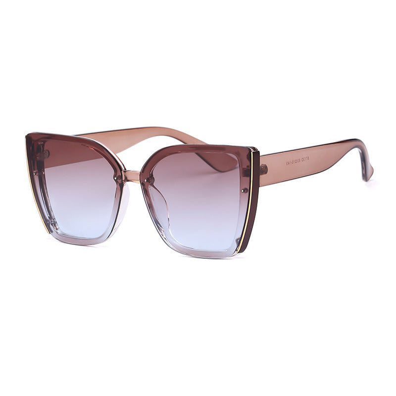Women's Oversized Cat-Eye UV Protection Fashion Sunglasses