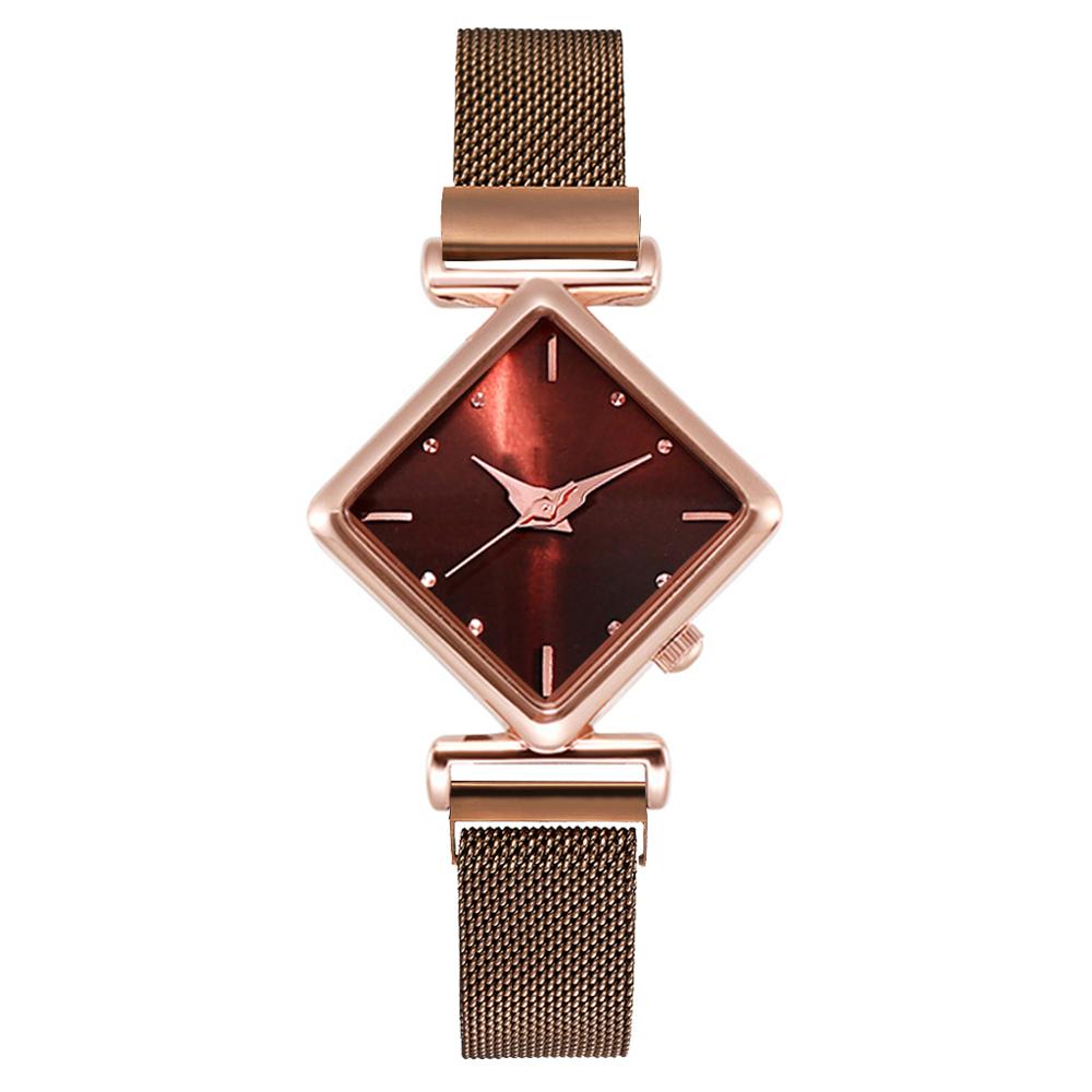 Women's Luxury Square Gradient Magnetic Quartz Wrist Watch