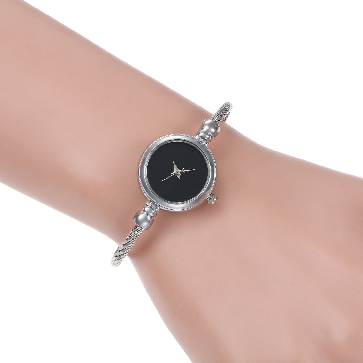 Women's Chic Alloy Wire Bracelet Fashion Quartz Watch