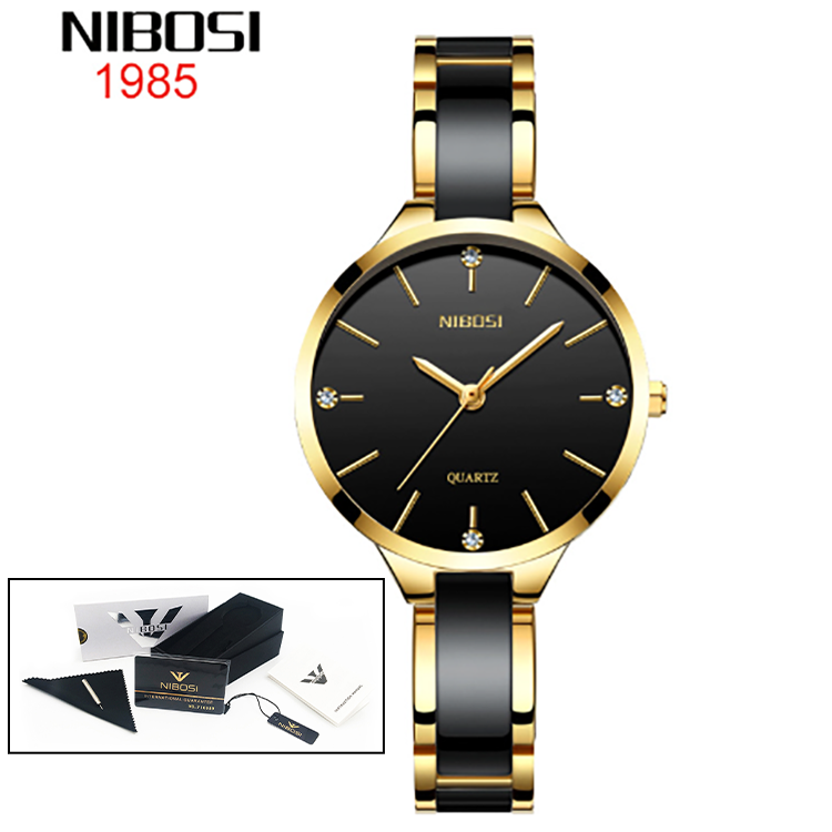 Women's Luxury Ceramic Bracelet Quartz Fashion Watch