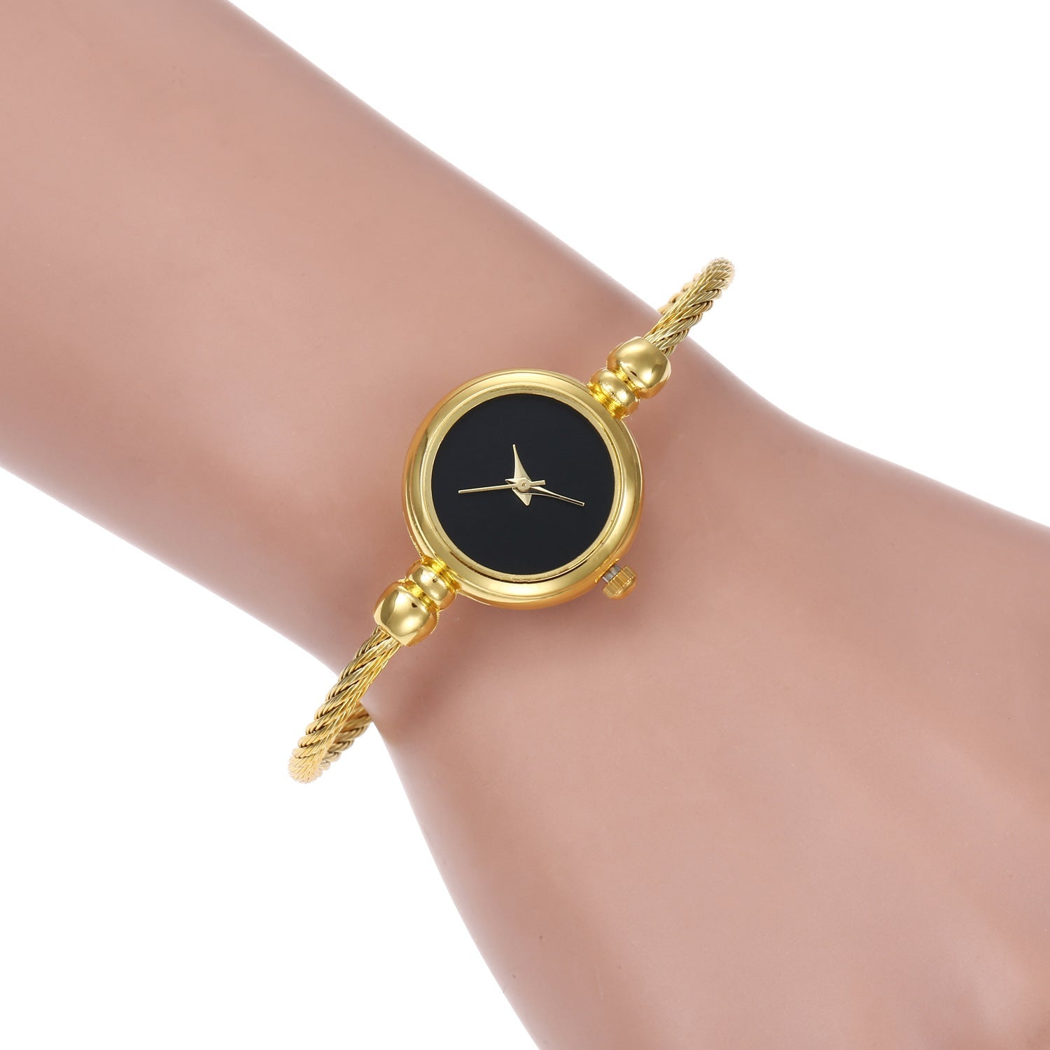 Women's Chic Alloy Wire Bracelet Fashion Quartz Watch