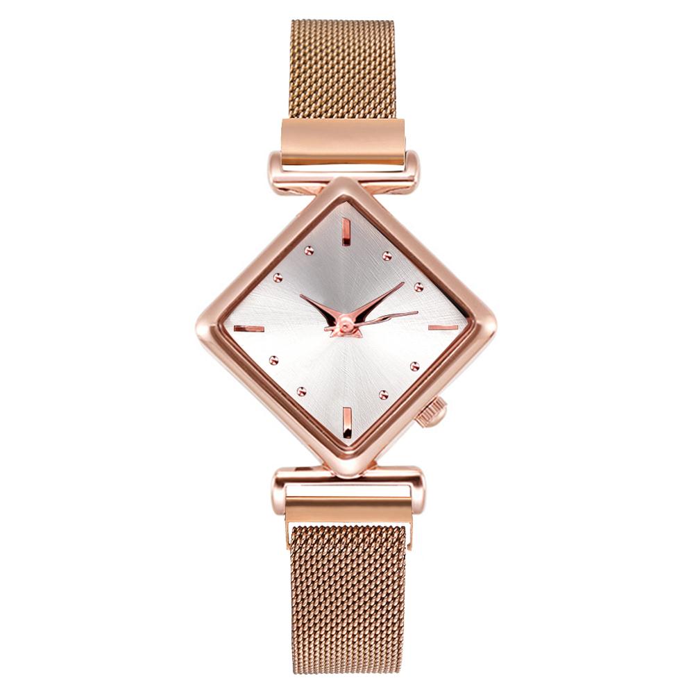Women's Luxury Square Gradient Magnetic Quartz Wrist Watch