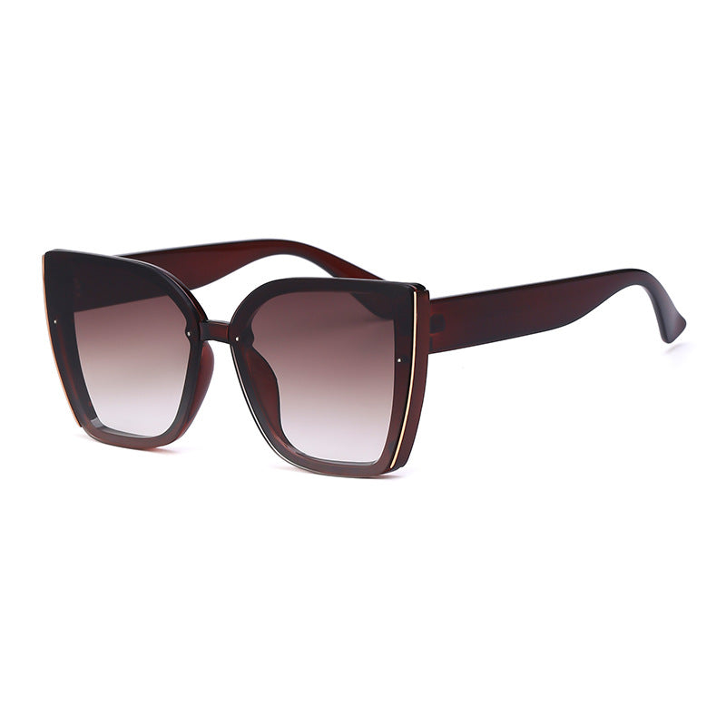 Women's Oversized Cat-Eye UV Protection Fashion Sunglasses