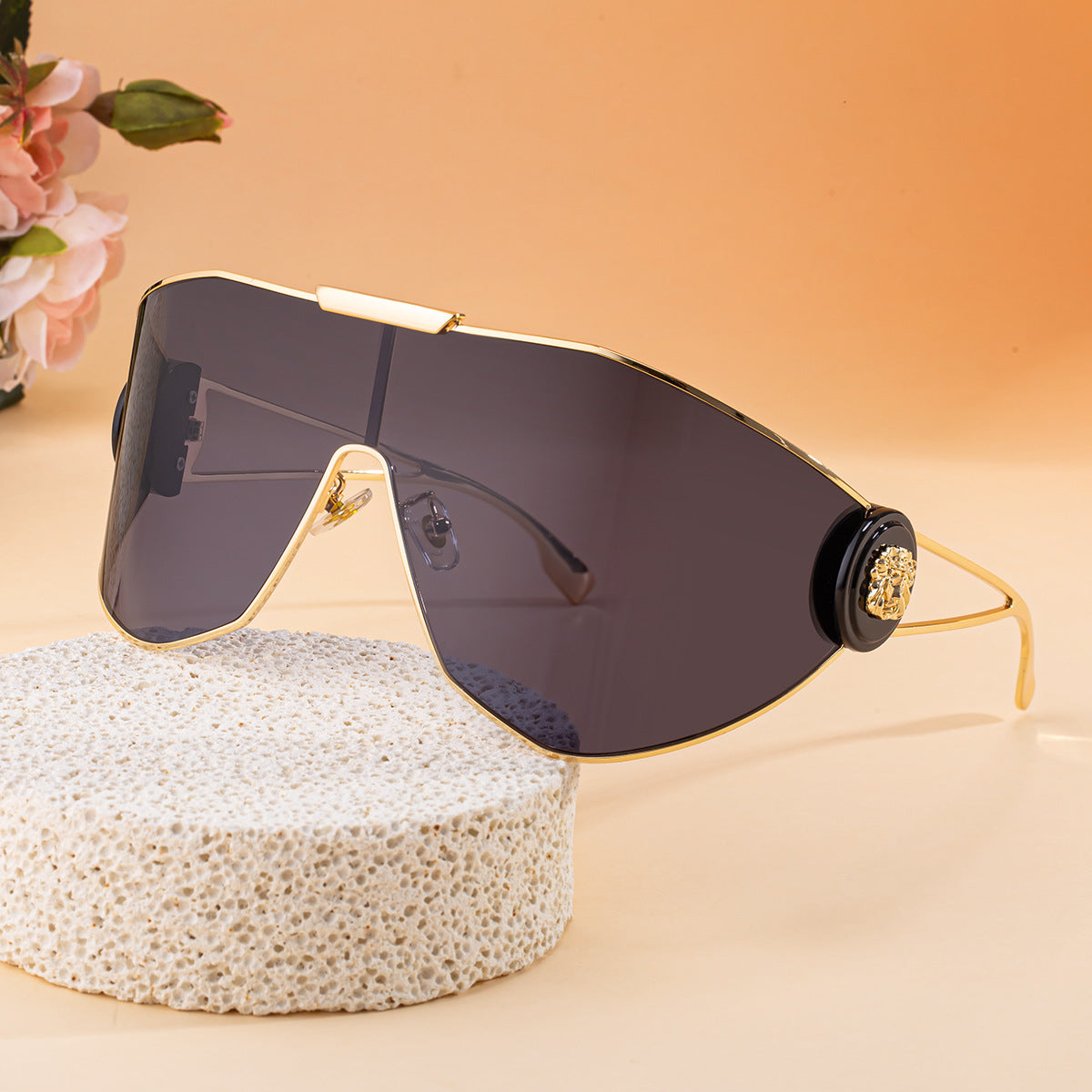 Women's Full-Frame Aviator Sports Sunglasses UV Protection