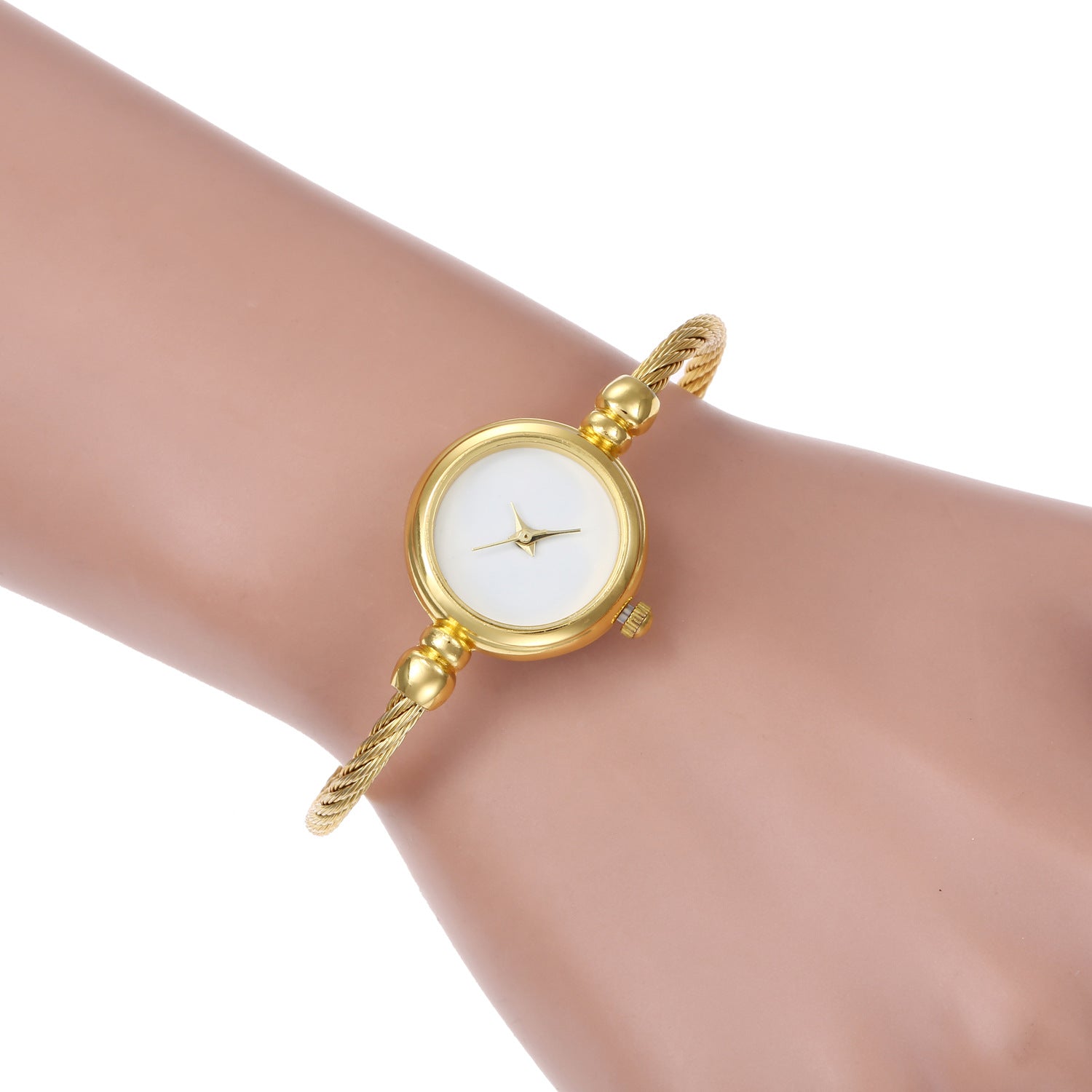Women's Chic Alloy Wire Bracelet Fashion Quartz Watch