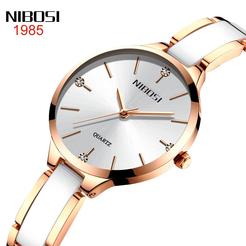 Women's Luxury Ceramic Bracelet Quartz Fashion Watch