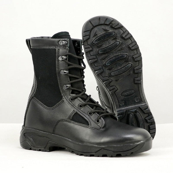 Men's Genuine Leather Tactical Combat Boots Thermal Protection
