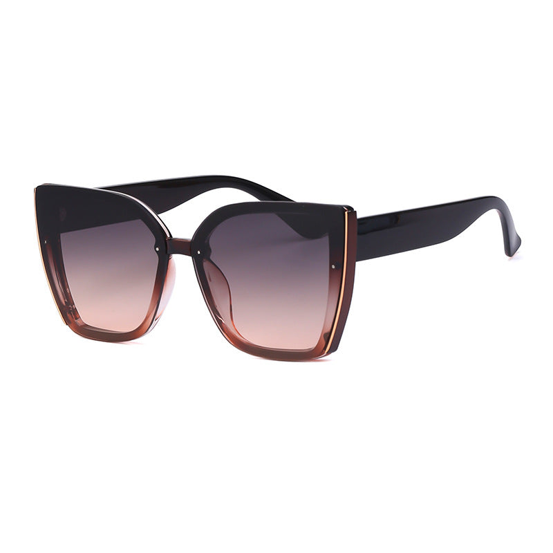 Women's Oversized Cat-Eye UV Protection Fashion Sunglasses