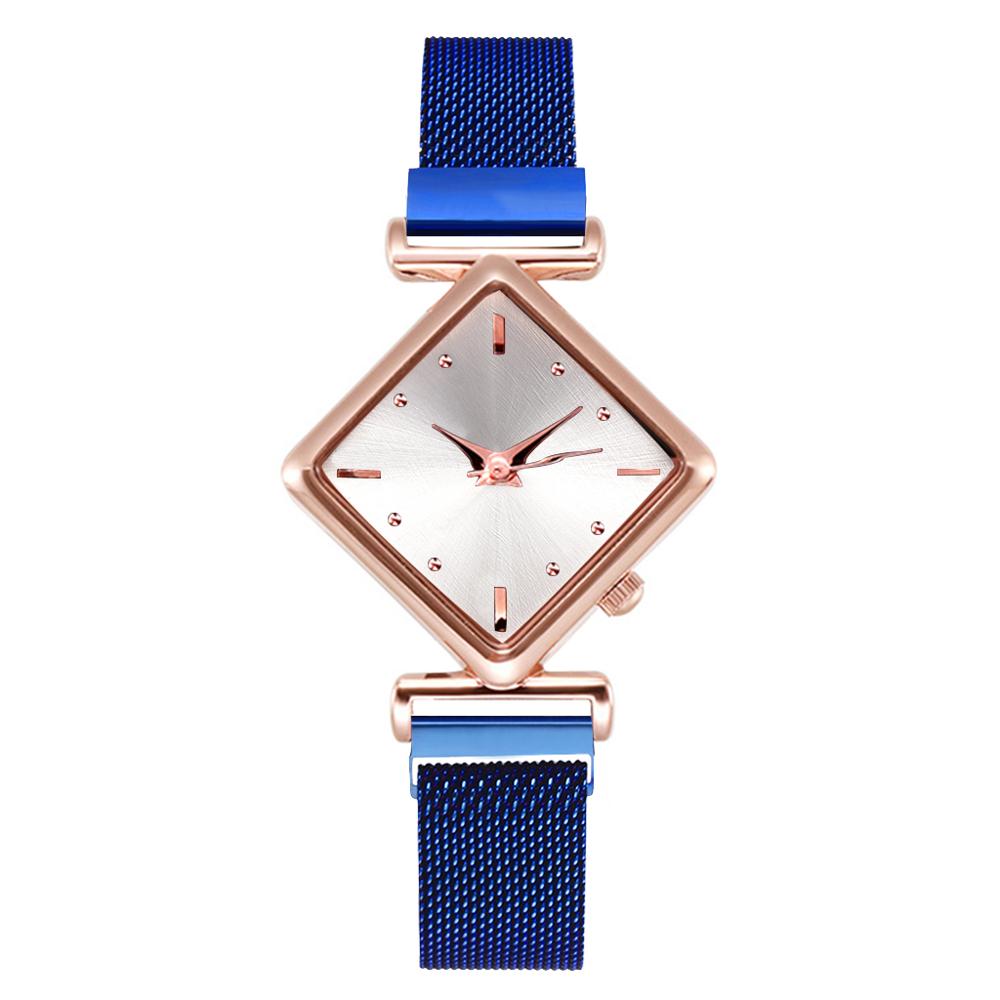 Women's Luxury Square Gradient Magnetic Quartz Wrist Watch