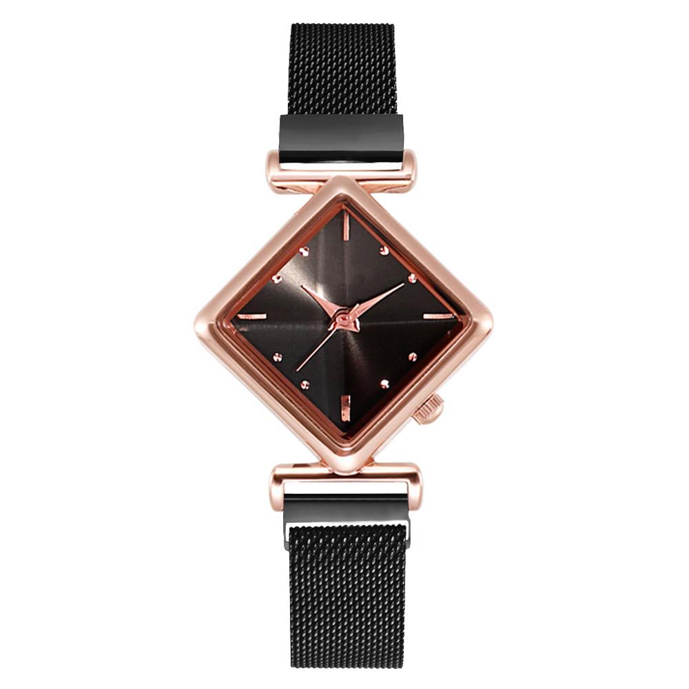 Women's Luxury Square Gradient Magnetic Quartz Wrist Watch