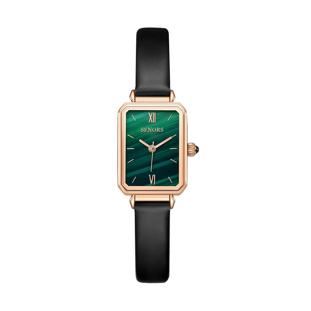 Women's Rose Gold Stainless Steel Mesh Quartz Watch Waterproof