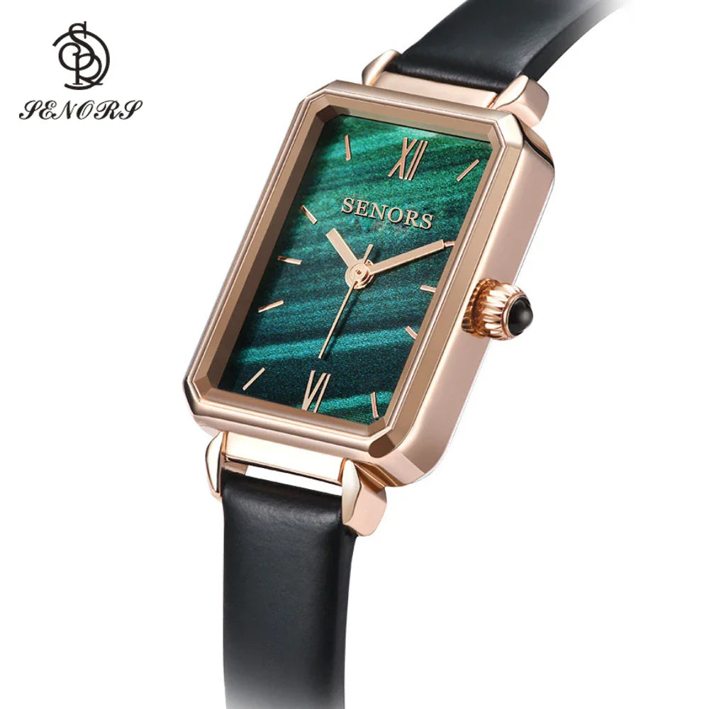Women's Rose Gold Stainless Steel Mesh Quartz Watch Waterproof