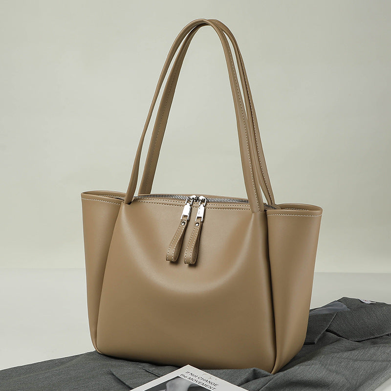 Women's Large Soft PU Leather Hobo Tote Bag