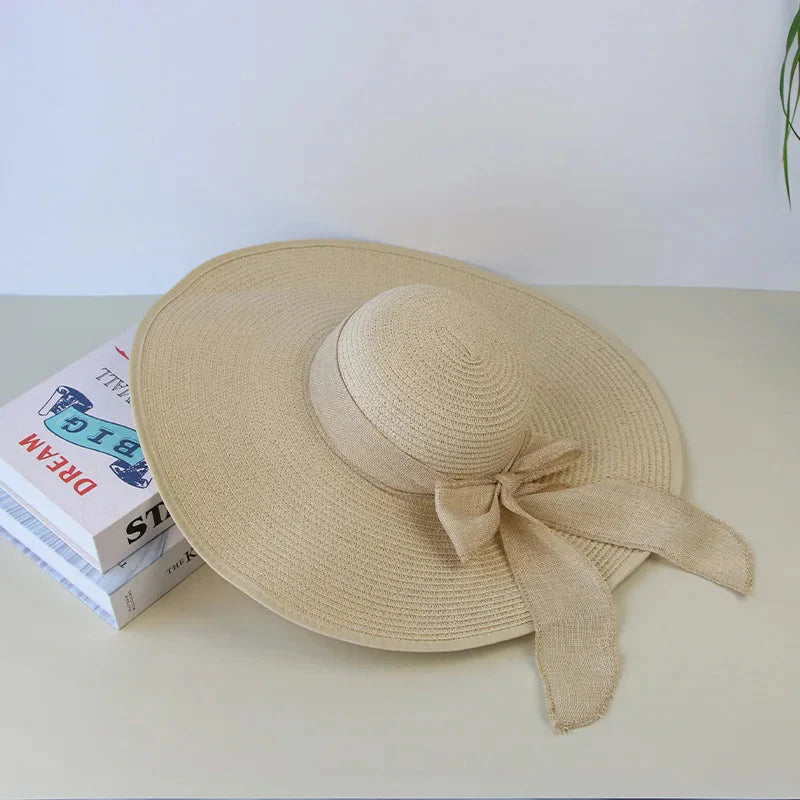 Women's Summer Straw Hat Wide Brim Beach Fashion