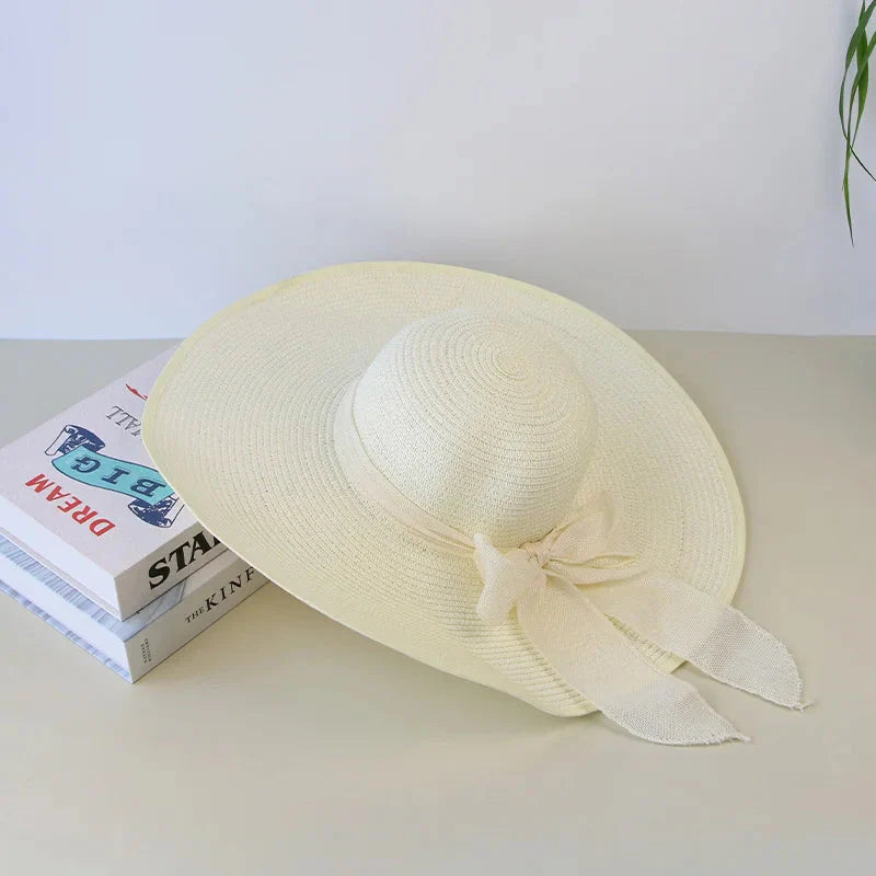 Women's Summer Straw Hat Wide Brim Beach Fashion