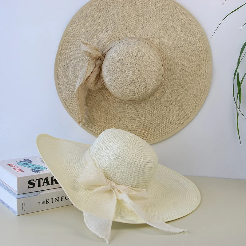 Women's Summer Straw Hat Wide Brim Beach Fashion
