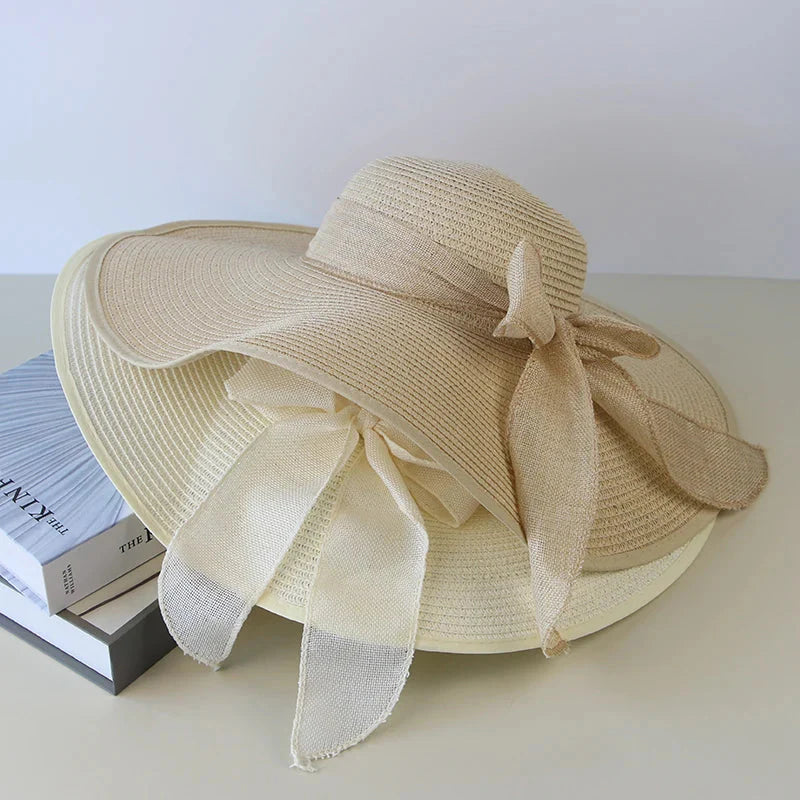 Women's Summer Straw Hat Wide Brim Beach Fashion