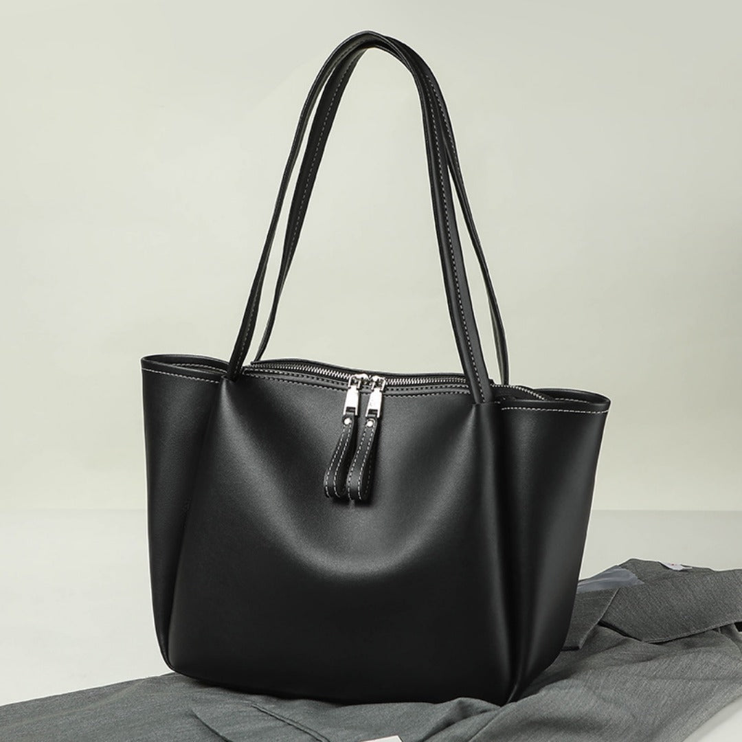 Women's Large Soft PU Leather Hobo Tote Bag