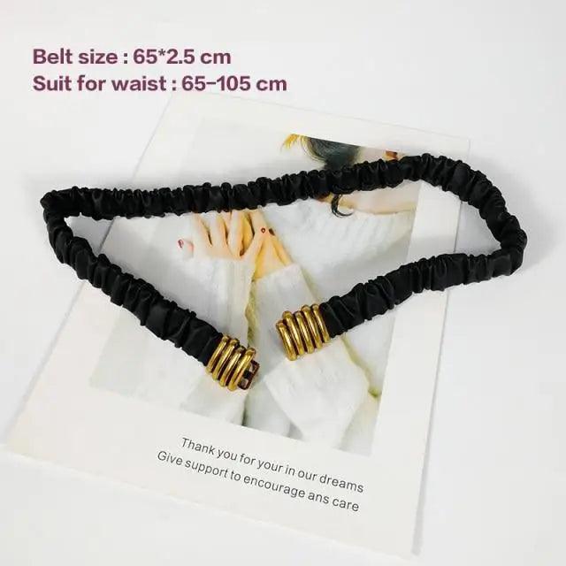 Women's Adjustable Metal Chain Link Fashion Waist Belt Jewelry