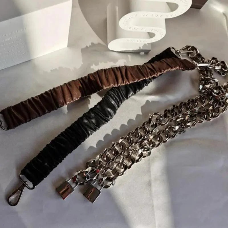 Women's Adjustable Metal Chain Link Fashion Waist Belt Jewelry
