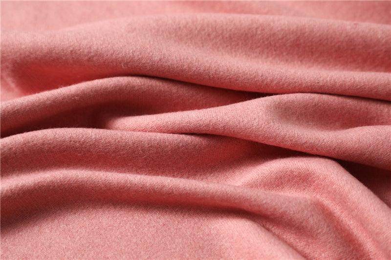 Women's Soft Cashmere Winter Warm Tassel Scarf Wrap