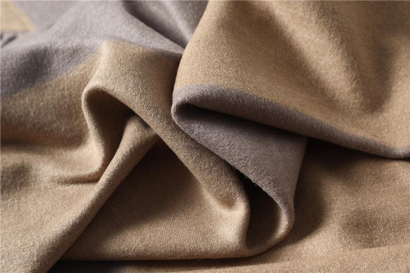 Women's Soft Cashmere Winter Warm Tassel Scarf Wrap